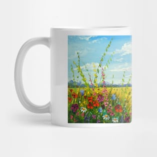 Flowers in the field Mug